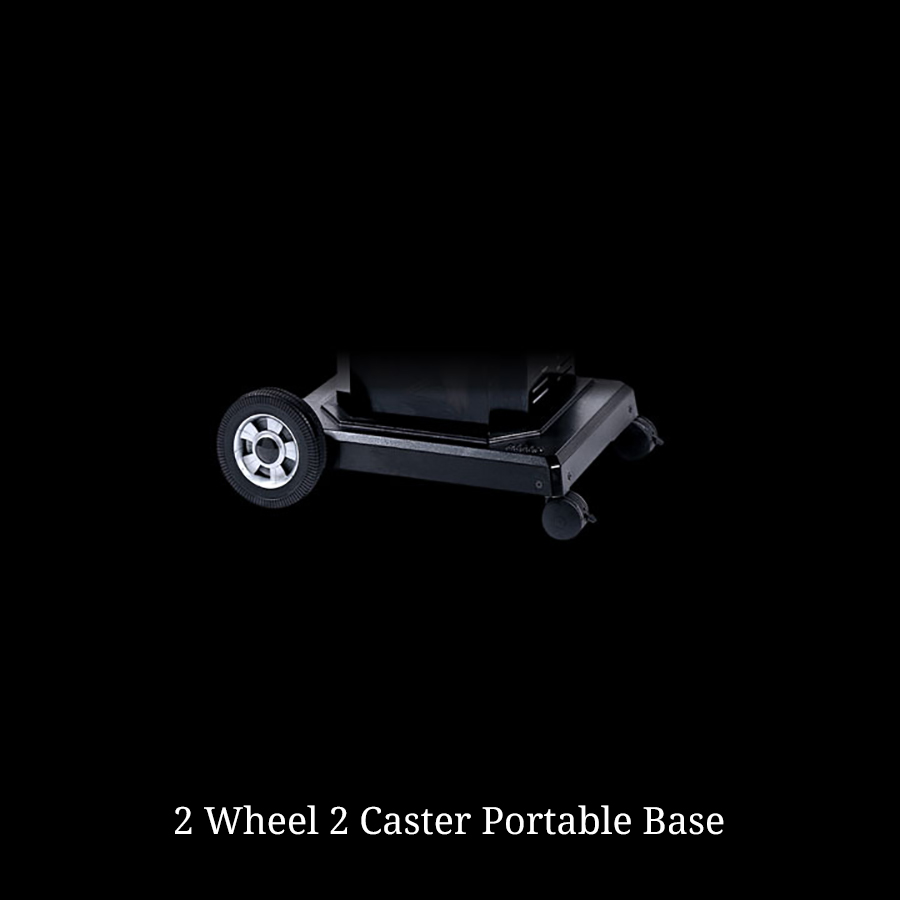 2 Wheel 2 Caster Portable Base Mount