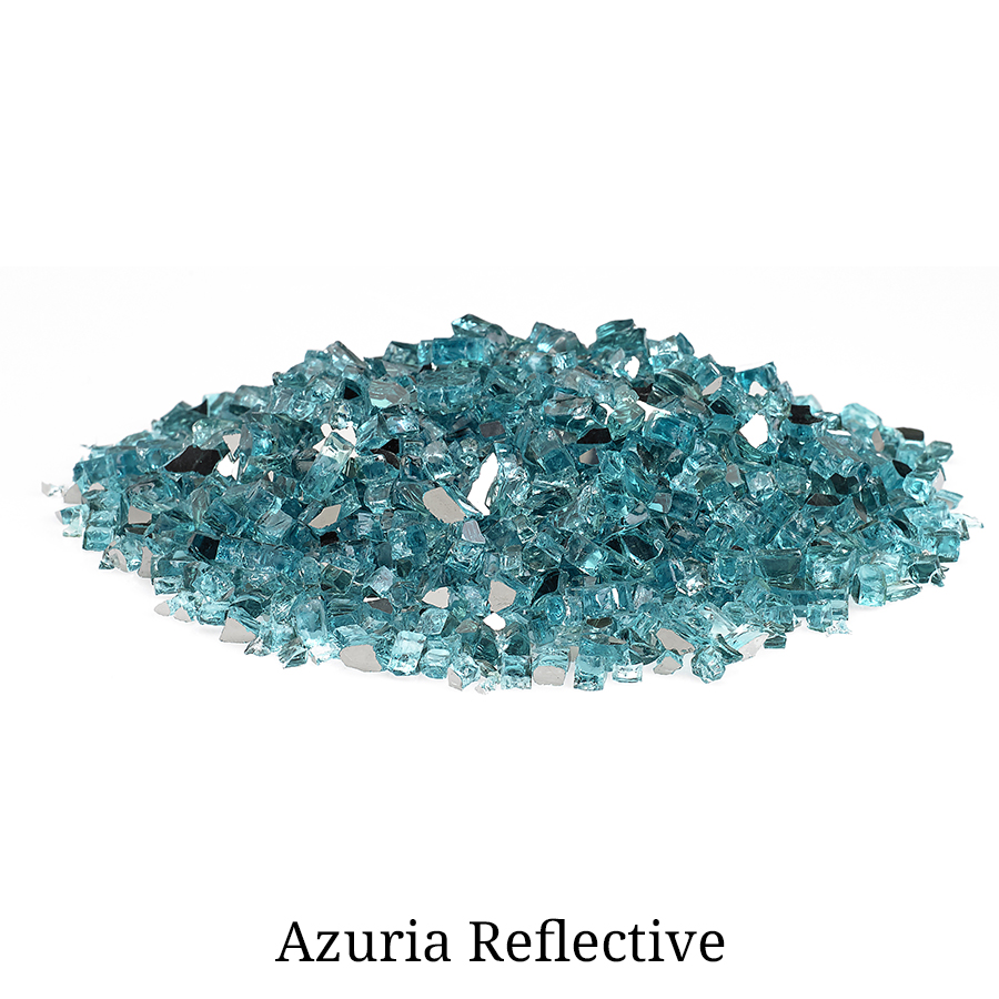 Azuria Reflective Fire Glass