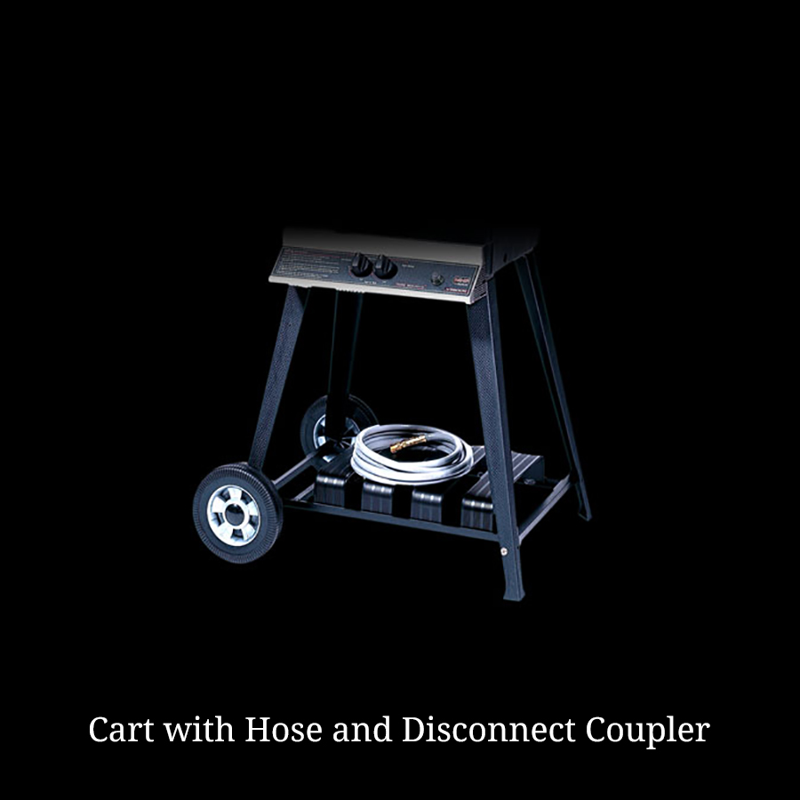 Cart with Hose and Disconnect Coupler Mount