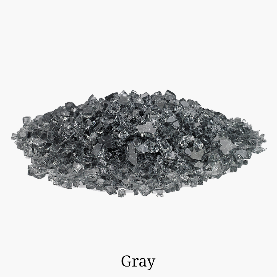 Gray Fire Glass
