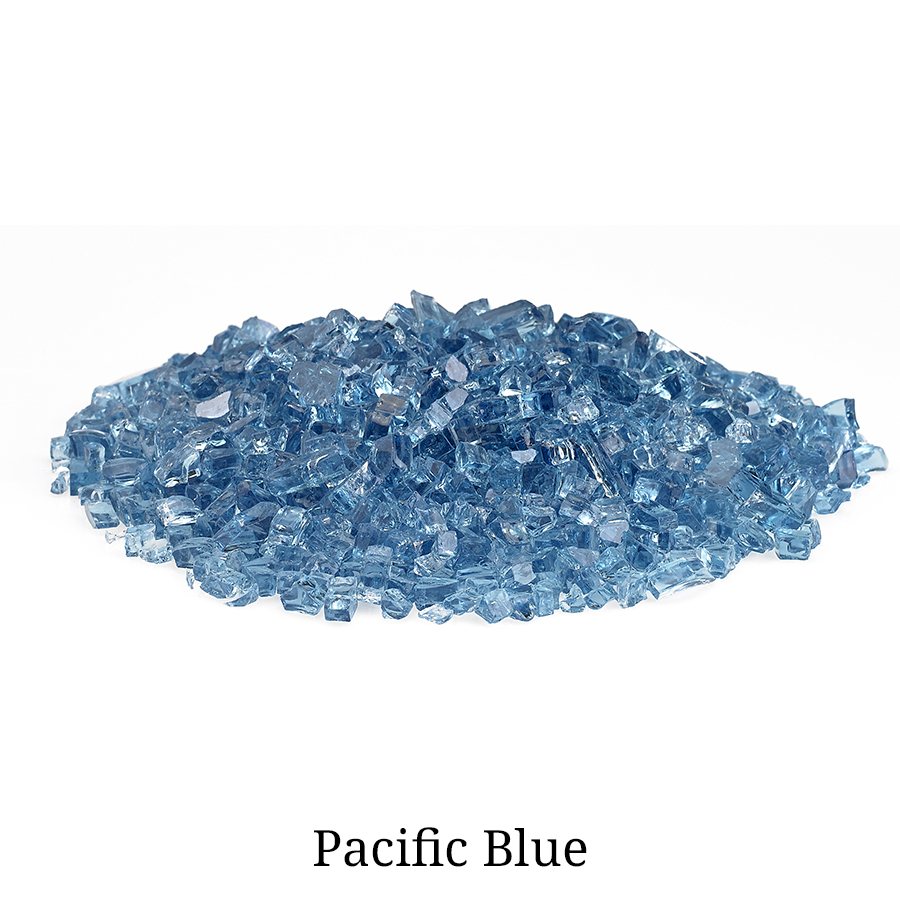 Pacific Blue Fire Glass